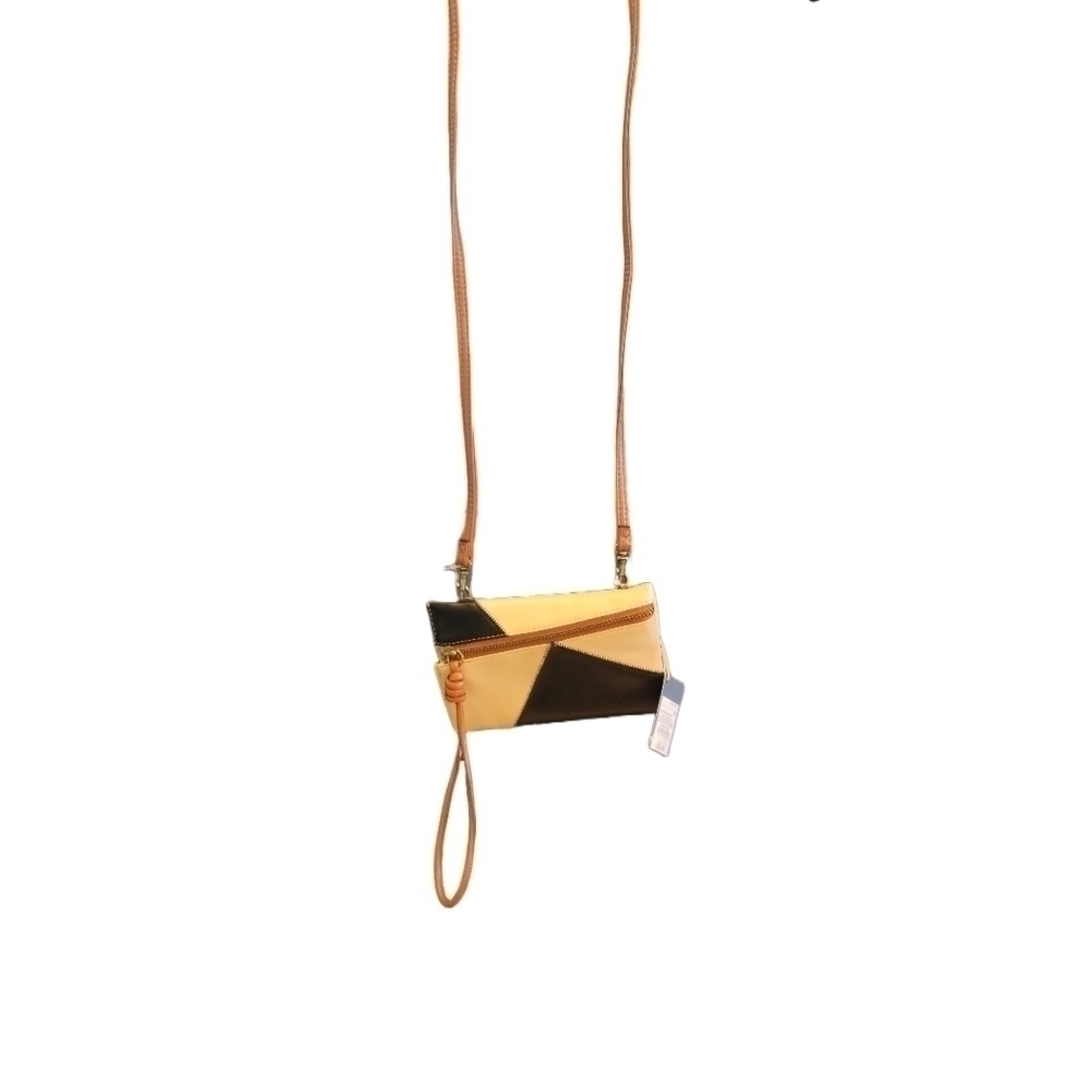 Universal Thread Crossbody Wristlet Black/Patchwork